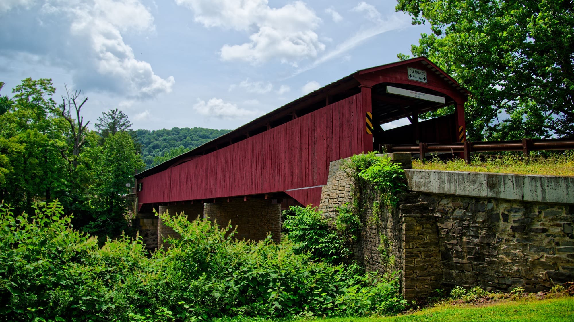 Rupert Covered Bridge over Fishing Creek